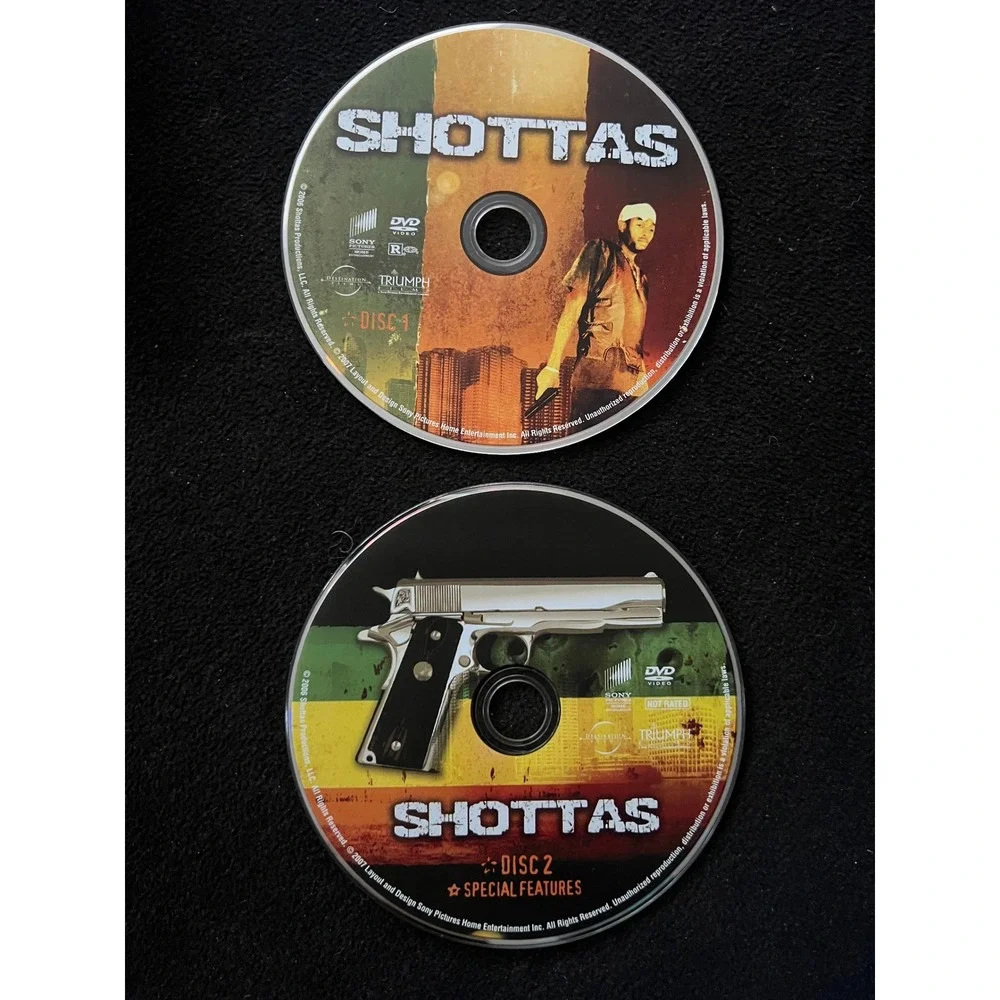 Shottas Special Directors Edition 2-Disc DVD Jamaican Gangster Thriller Sony